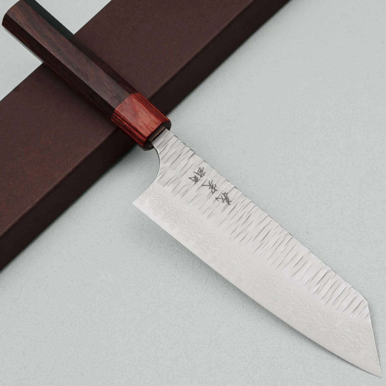 Yoshimi Kato VGXEOS Kasuri Tsuchime Damast Rosewood Bunka