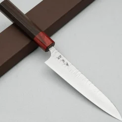 Yoshimi Kato VGXEOS Kasuri Tsuchime Damast Rosewood Petty 15 cm