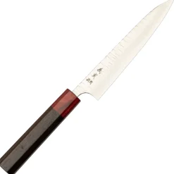 Yoshimi Kato VGXEOS Kasuri Tsuchime Damast Rosewood Petty 15 cm