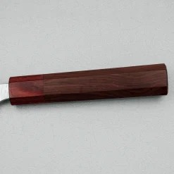 Yoshimi Kato VGXEOS Kasuri Tsuchime Damast Rosewood Kiritsuke 21 cm