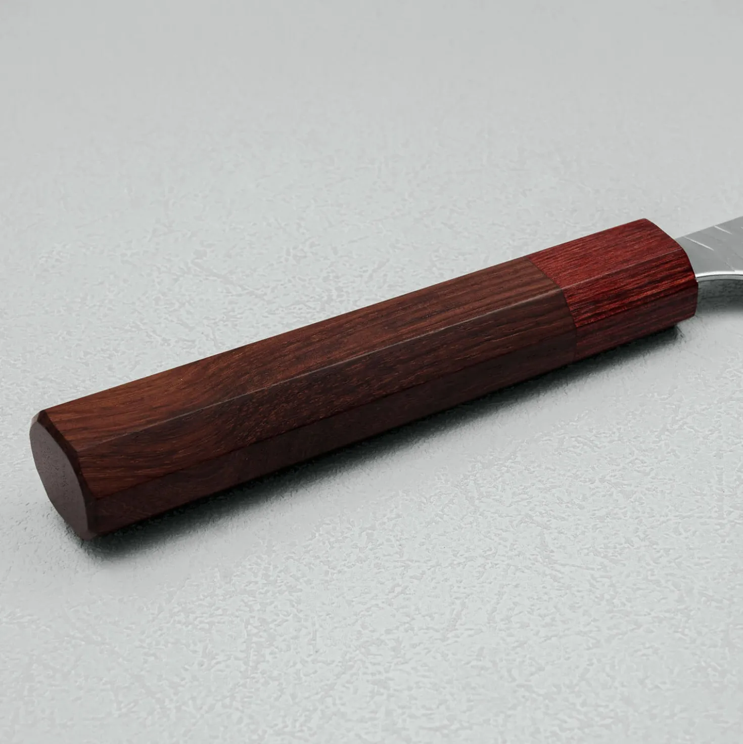 Yoshimi Kato VGXEOS Kasuri Tsuchime Damast Rosewood Kiritsuke 21 cm