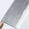 Yosimitu Shirogami #2 Kurouchi Tall Nakiri 18 cm