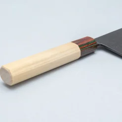 Yosimitu Shirogami #2 Kurouchi Tall Nakiri 18 cm