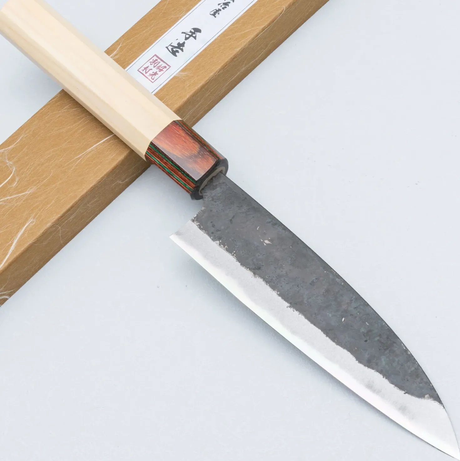Yosimitu Shirogami #2 Kurouchi Petty 16 cm