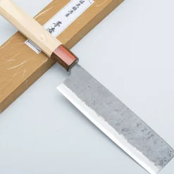 Yosimitu Shirogami #2 Kurouchi Nakiri 16 cm