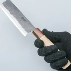 Yosimitu Shirogami #2 Kurouchi Nakiri 13.5 cm