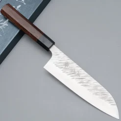 Yu Kurosaki Fujin SG2 Rosewood Santoku 17 cm