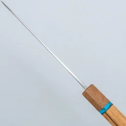Yu Kurosaki Fujin VG10 Oak Turquoise Walnut Santoku 16.5 cm