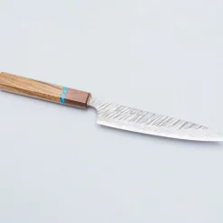 Yu Kurosaki Fujin VG10 Oak Turquoise Walnut Petty 15 cm