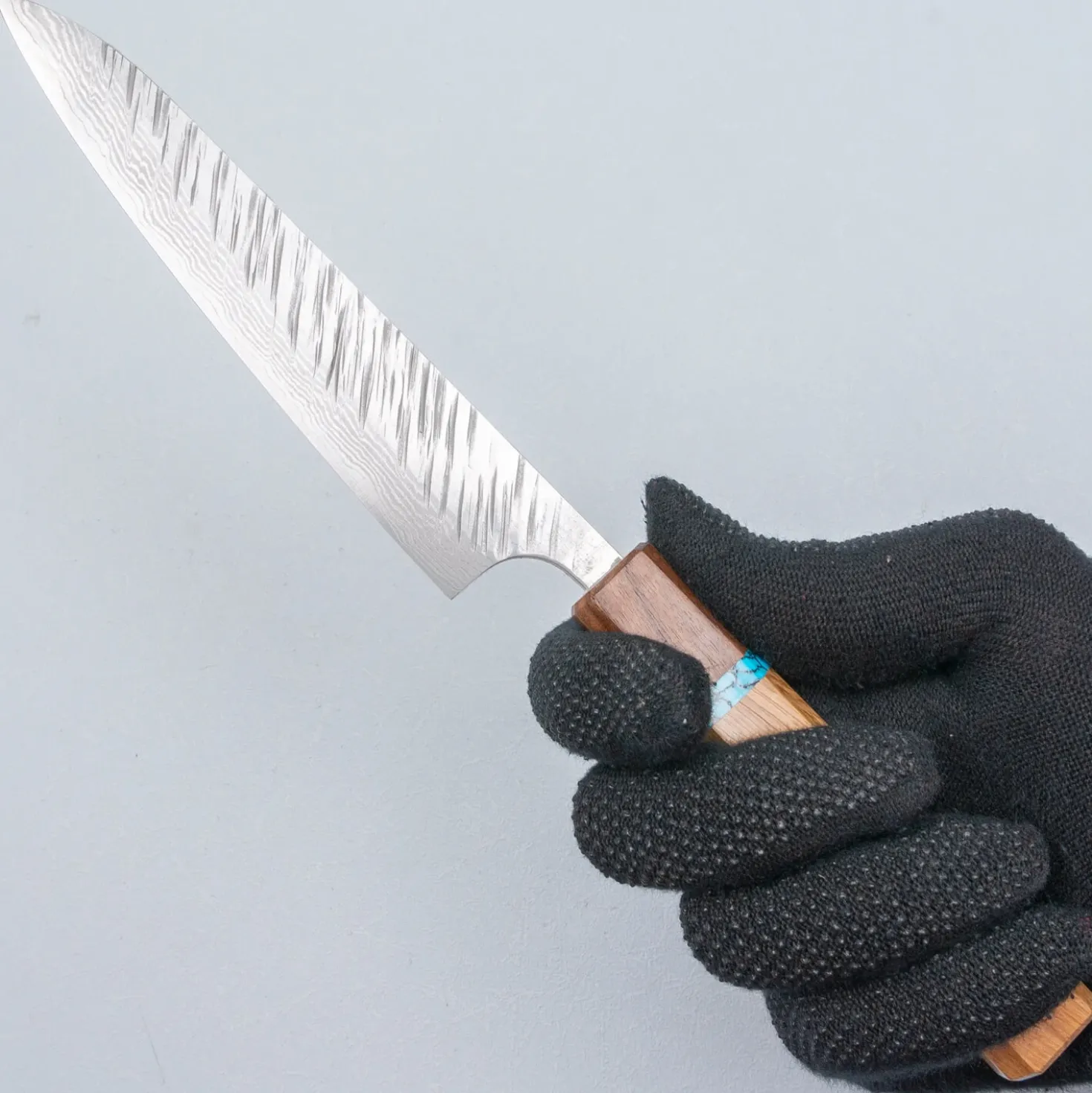 Yu Kurosaki Fujin VG10 Oak Turquoise Walnut Petty 15 cm