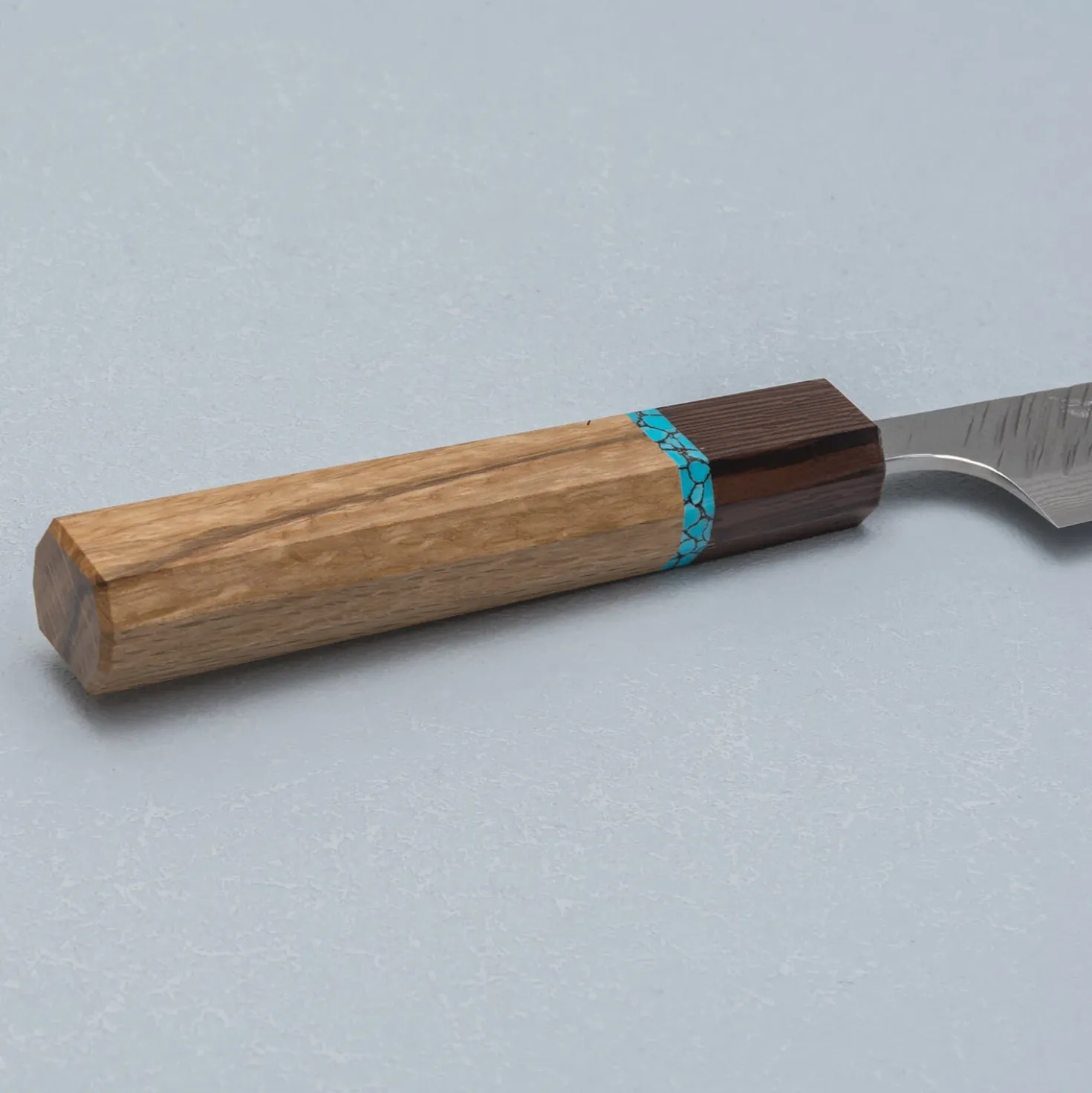 Yu Kurosaki Fujin VG10 Oak Turquoise Wenge Petty 15 cm