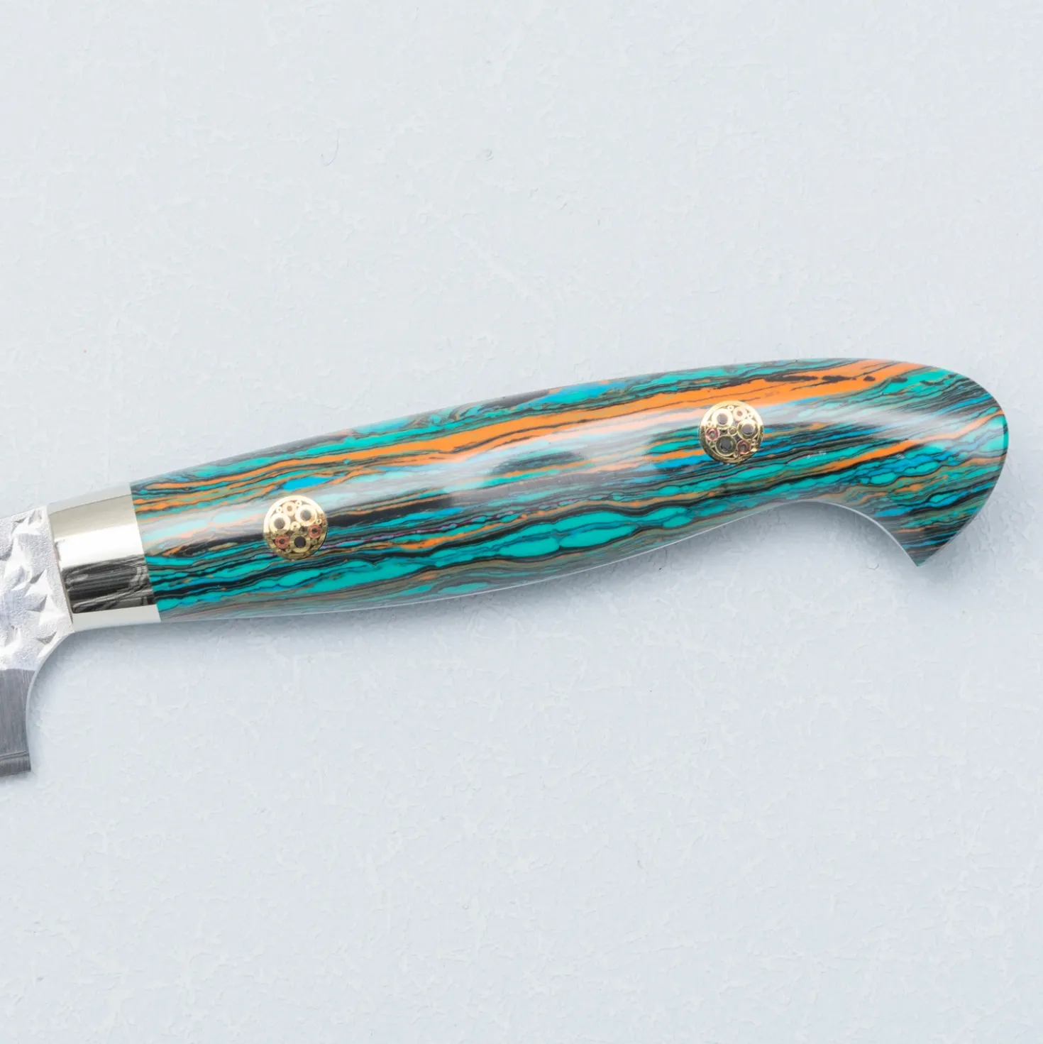 Yu Kurosaki Senko Ei Turquoise Mixed Petty 13 cm