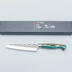 Yu Kurosaki Senko Ei Turquoise Mixed Petty 13 cm