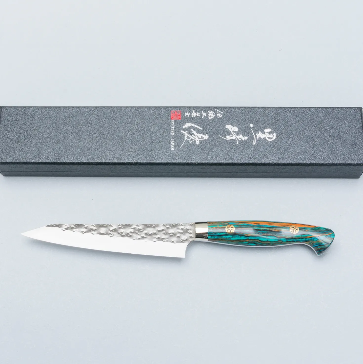 Yu Kurosaki Senko Ei Turquoise Mixed Petty 13 cm