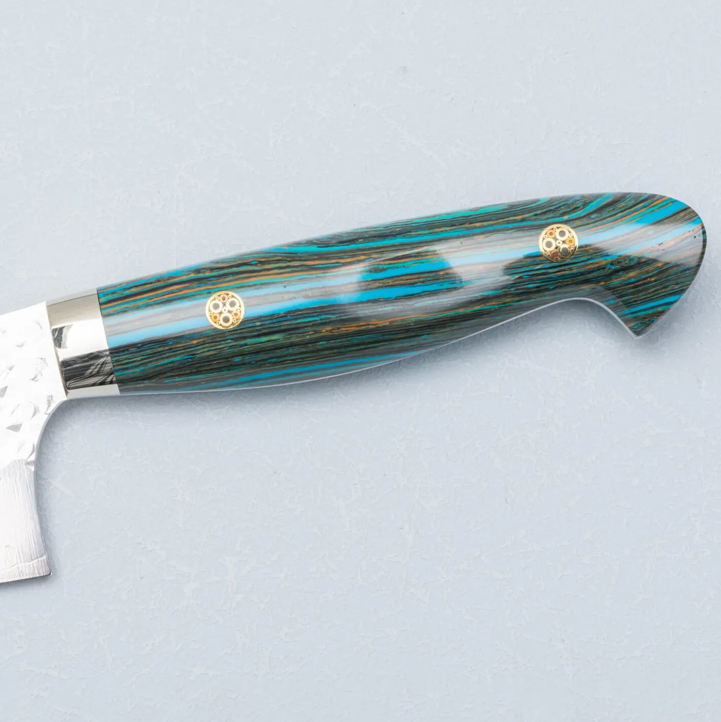 Yu Kurosaki Senko Ei Turquoise Mixed Gyuto 21 cm