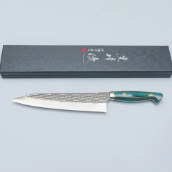 Yu Kurosaki Senko Ei Turquoise Mixed Gyuto 21 cm
