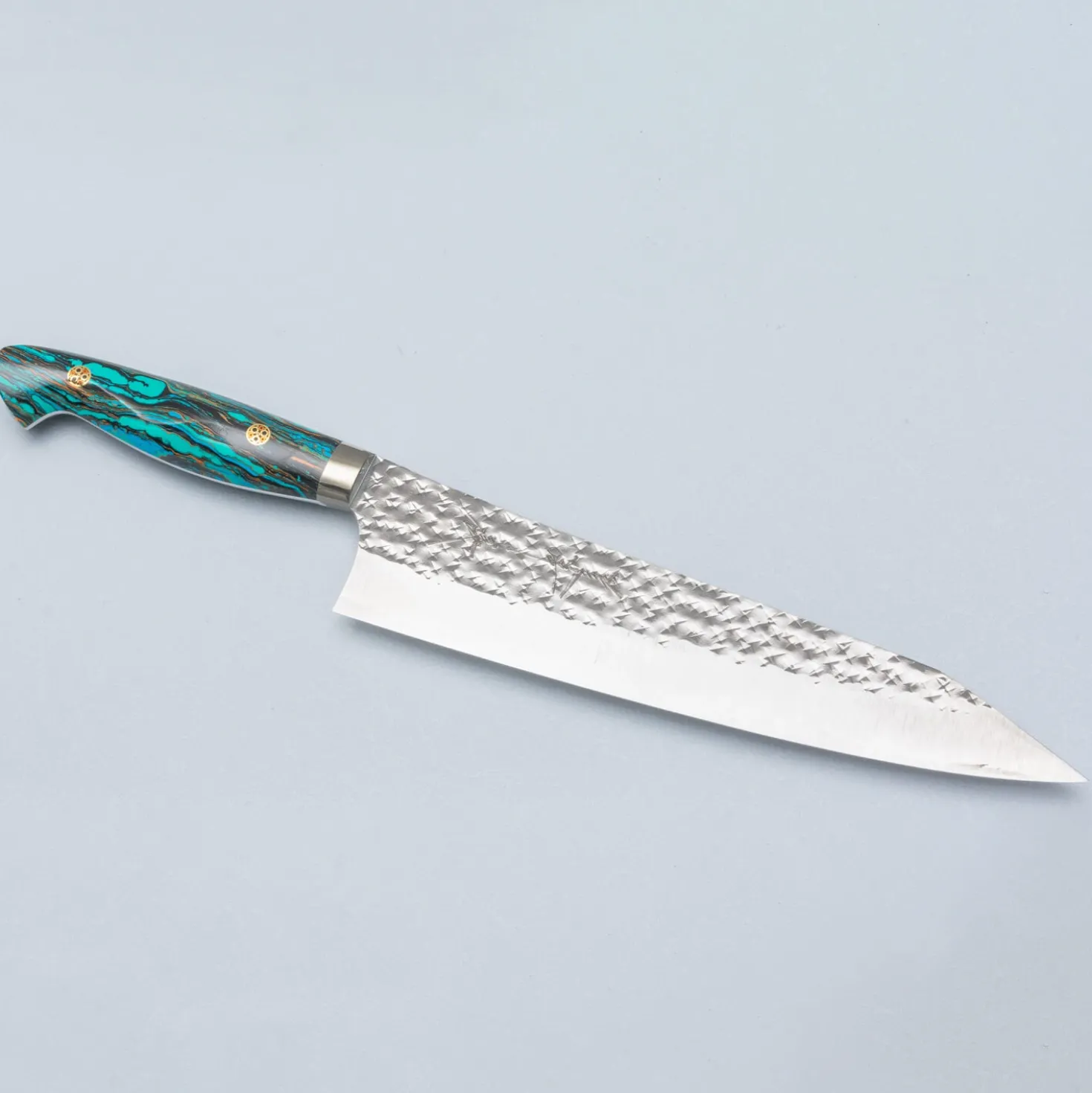 Yu Kurosaki Senko Ei Turquoise Mixed Gyuto 21 cm