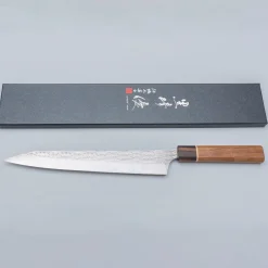 Yu Kurosaki Senko Ei Walnut Ebony Sujihiki 27 cm