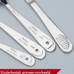 Zilverstad Kinderbestek Ridders & Prinsessen